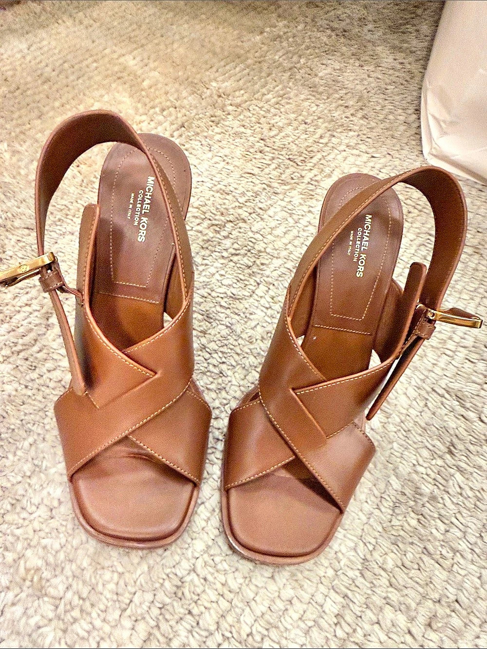 Michael Kors Brown Strappy Heels